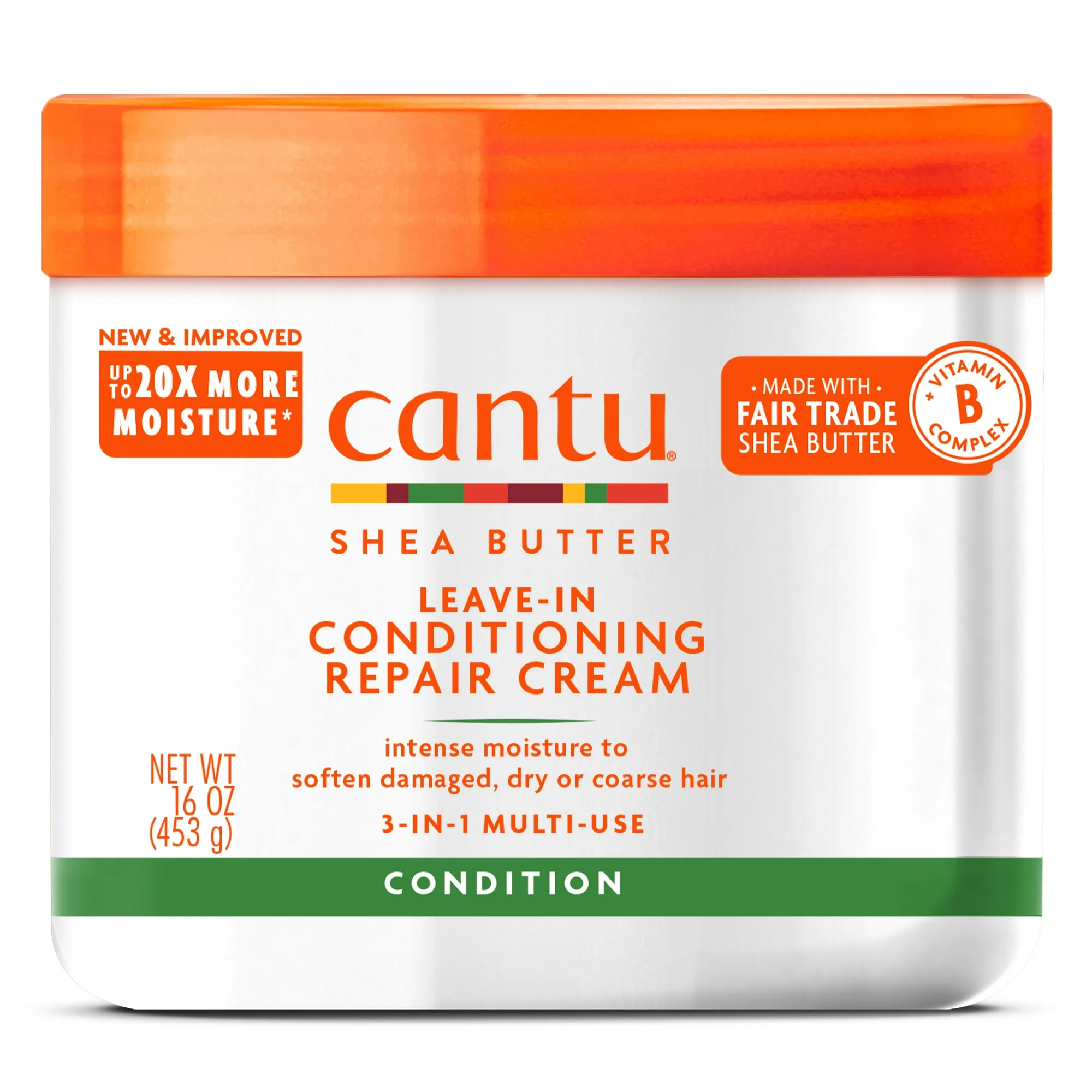 Cantu Shea Butter Leave-In Conditioning Repair Cream, 16 oz